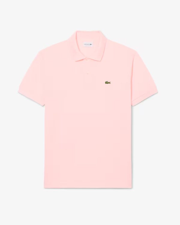 LACOSTE Lacoste Men Classic Fit L.12.12  Polo Shirt — Pink