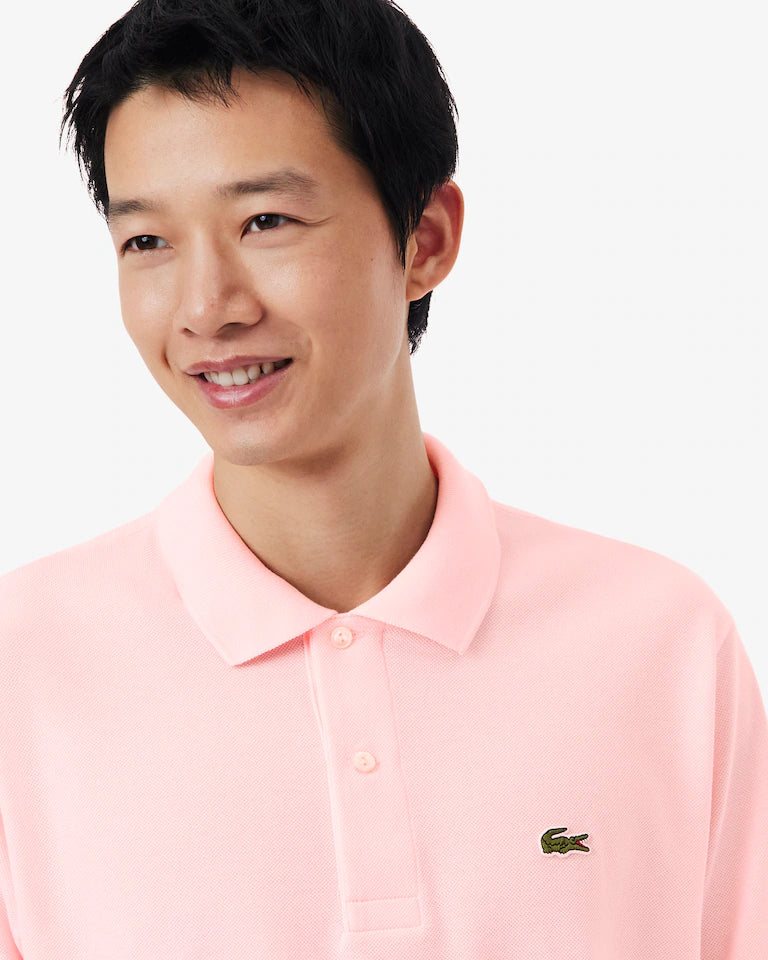 LACOSTE Lacoste Men Classic Fit L.12.12  Polo Shirt — Pink — 3