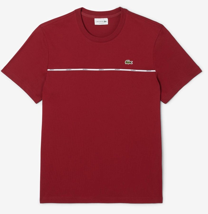 Lacoste Trim Cotton Jersey T-Shirt — 2