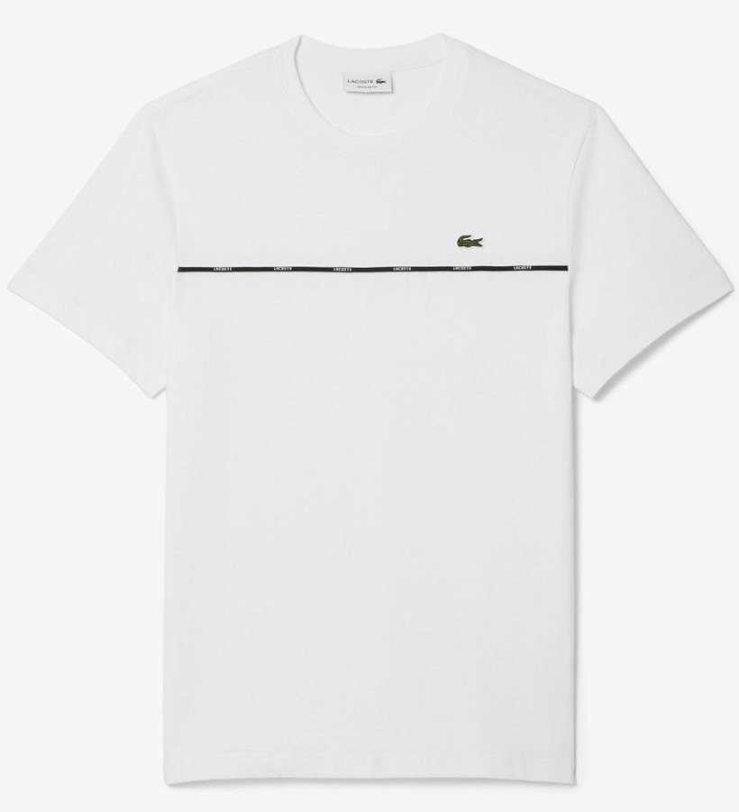 Lacoste Trim Cotton Jersey T-Shirt — 4