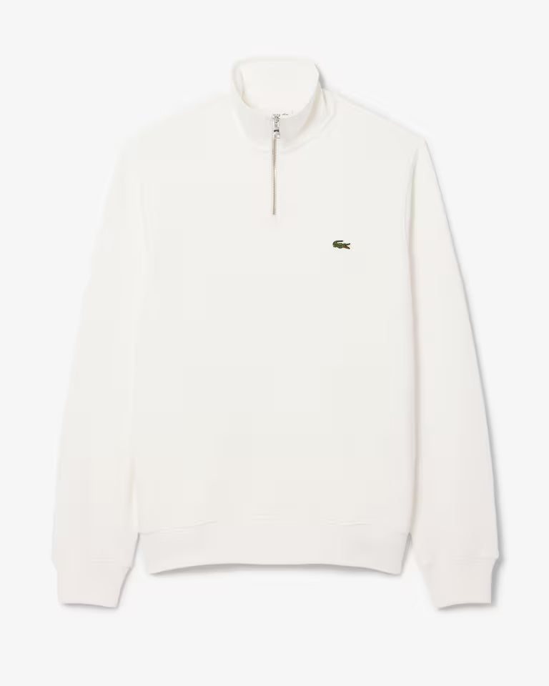 Lacoste Zip-Up High Neck Interlock Sweatshirt — 2