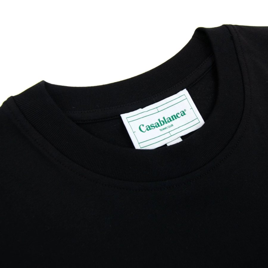 Casablanca Gradient Arch Logo Printed T-Shirt — Black — 4
