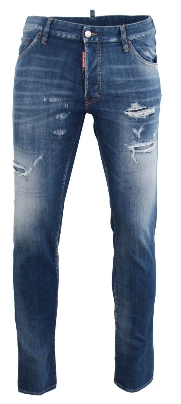 DSQUARED2 Distressed Jeans — S71LB0872