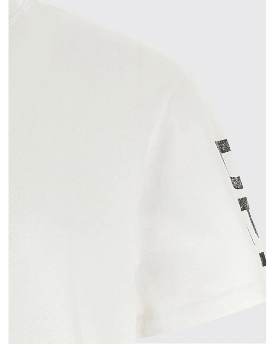 Gallery Dept. Sleeve Print T-Shirt — White — 4