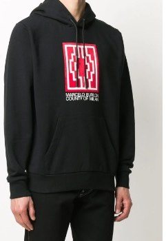 Marcelo Burlon Logo Sweatshirt, Black