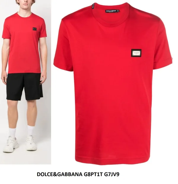 Dolce & Gabbana Logo T-Shirt — Red