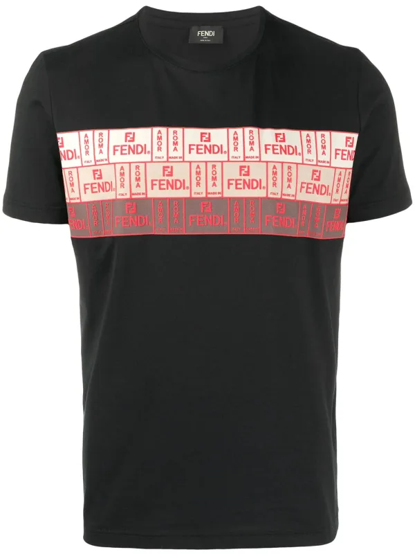 Fendi FF Band T-Shirt, Black