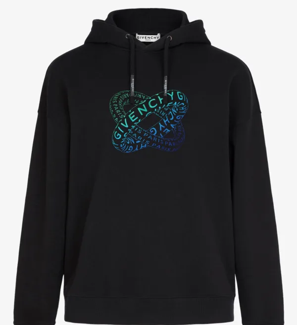 Givenchy Print Sweatshirt, Black — BMJ07F30AF