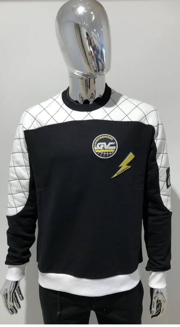 Givenchy Patch Sweatshirt, Black/White